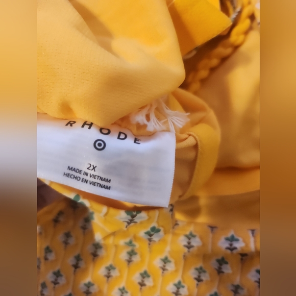 Rhode yellow floral 1pc swimsuit - Picture 4 of 8